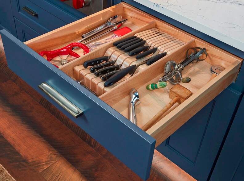 utensil and knife organizer drawer 